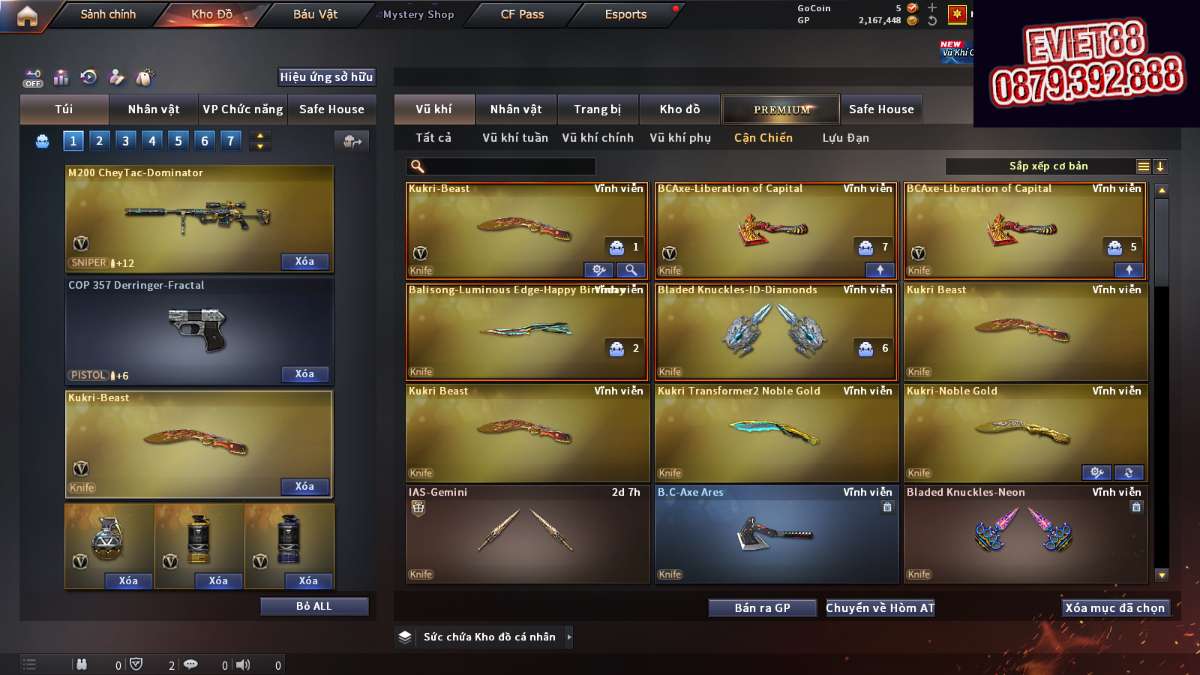 shop acc cf uy tin gia re